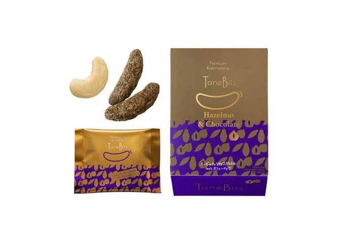 ヘーゼルナッツとチョコレートのTane Bitsスナック
