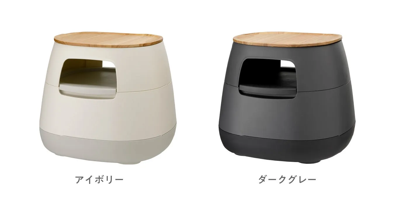 サイドテーブルの全体像(木天板あり)