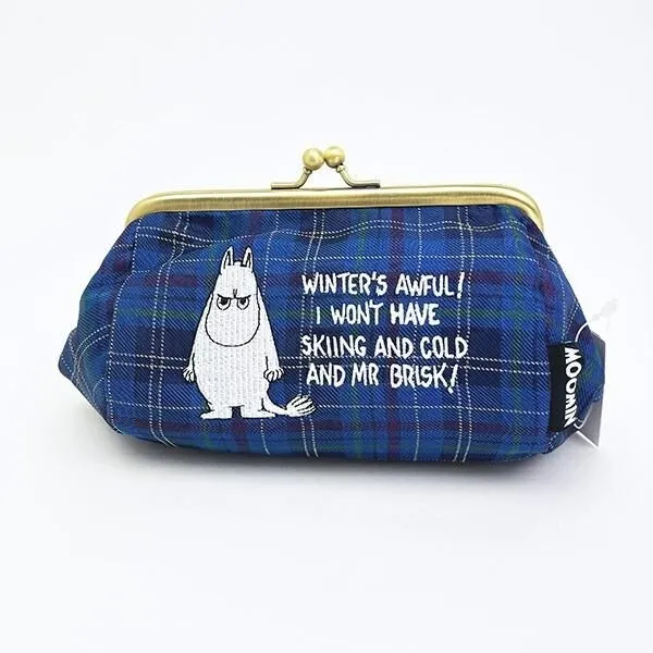ムーミンバージョンのがま口ポーチ