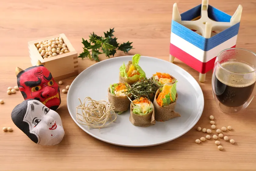 そば粉香るひとくち恵方巻ガレット