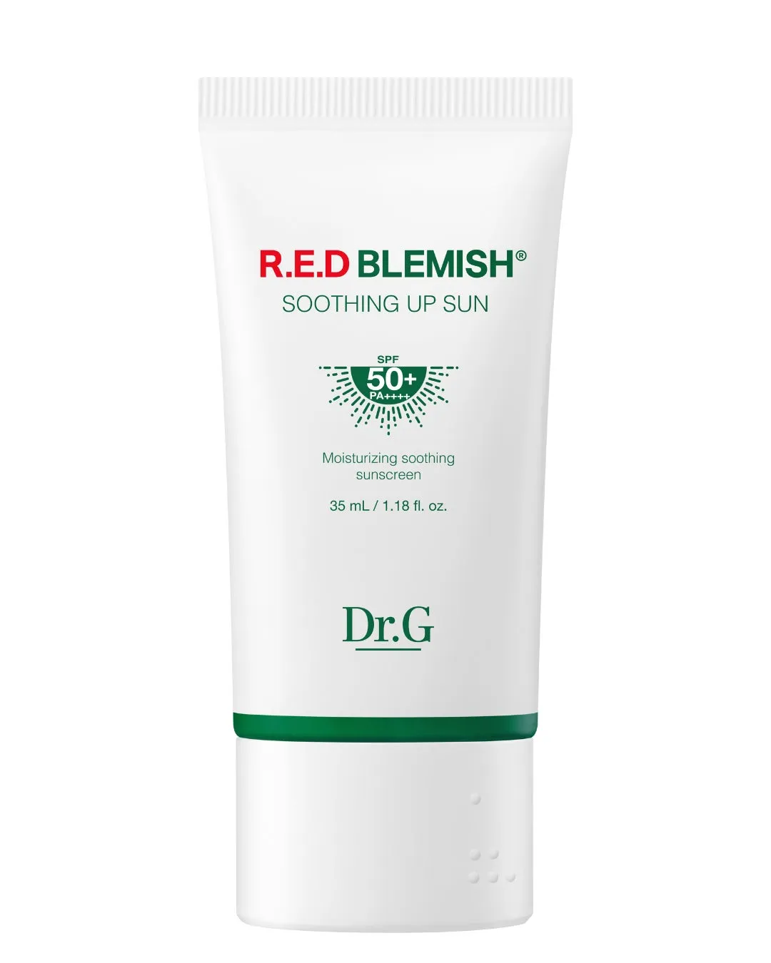 Dr.GのR.E.D BLEMISH SOOTHING UP SUNの日焼け止めチューブの画像