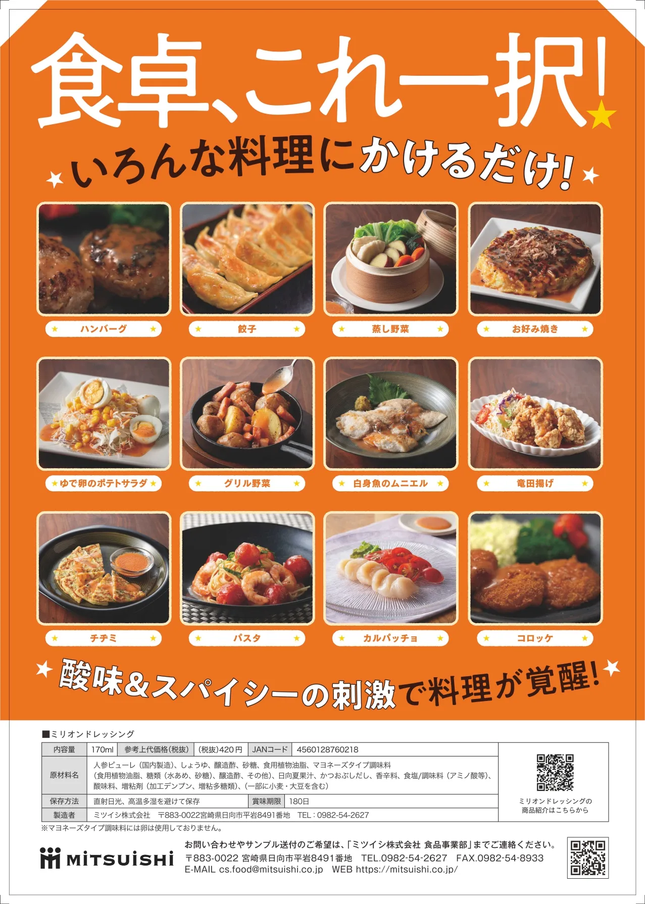 ミリオンドレッシングの広告画像