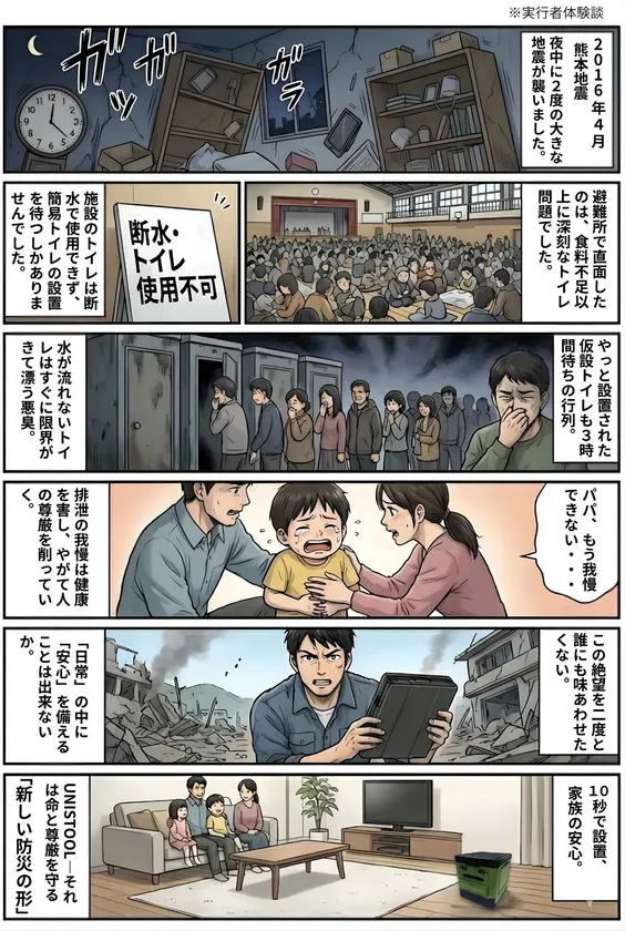 熊本地震での実体験から生まれた
