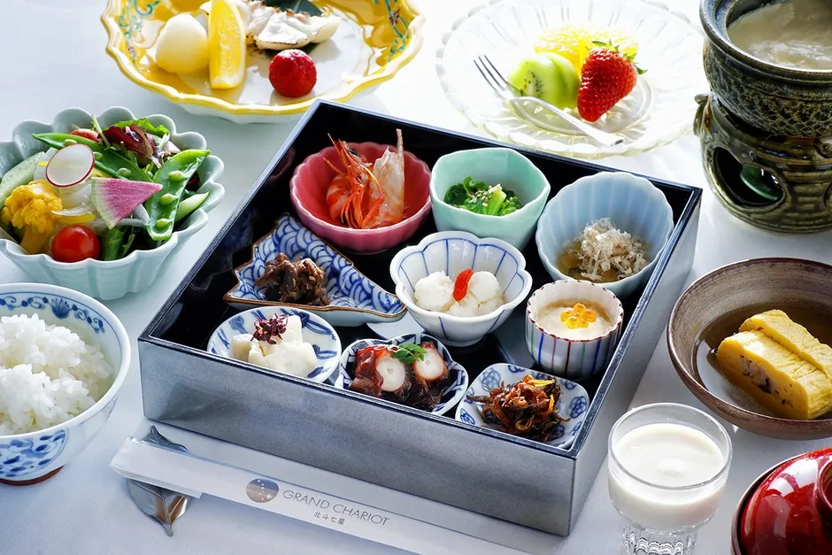 彩り豊かな和食のセット