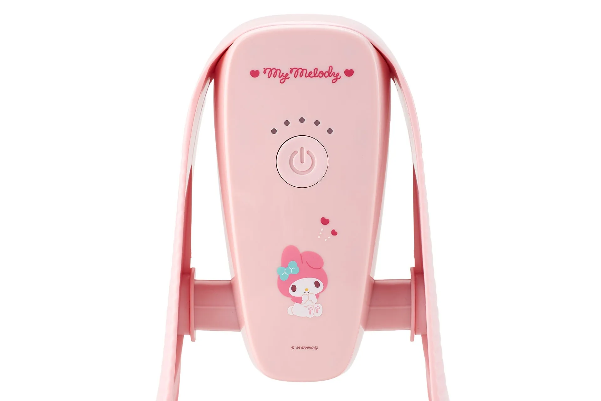 マイメロディのキャラクターが描かれたピンク色の製品