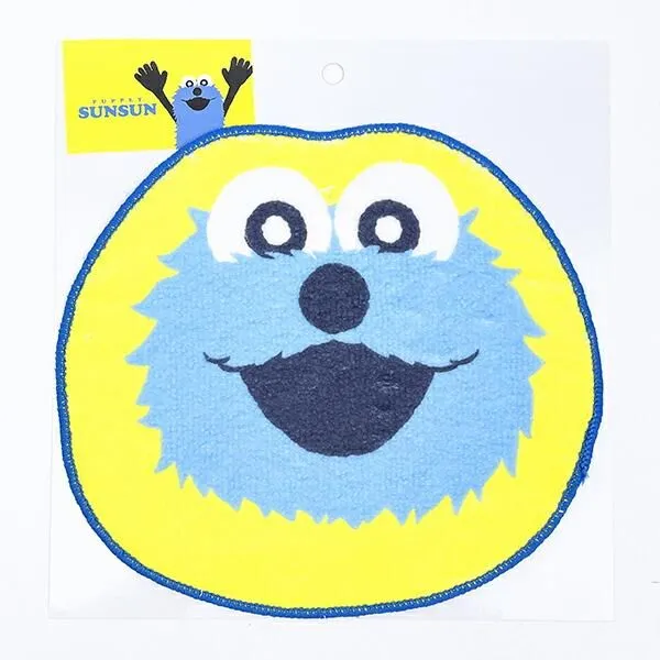 スンスンの顔の形をしたダイカットタオル