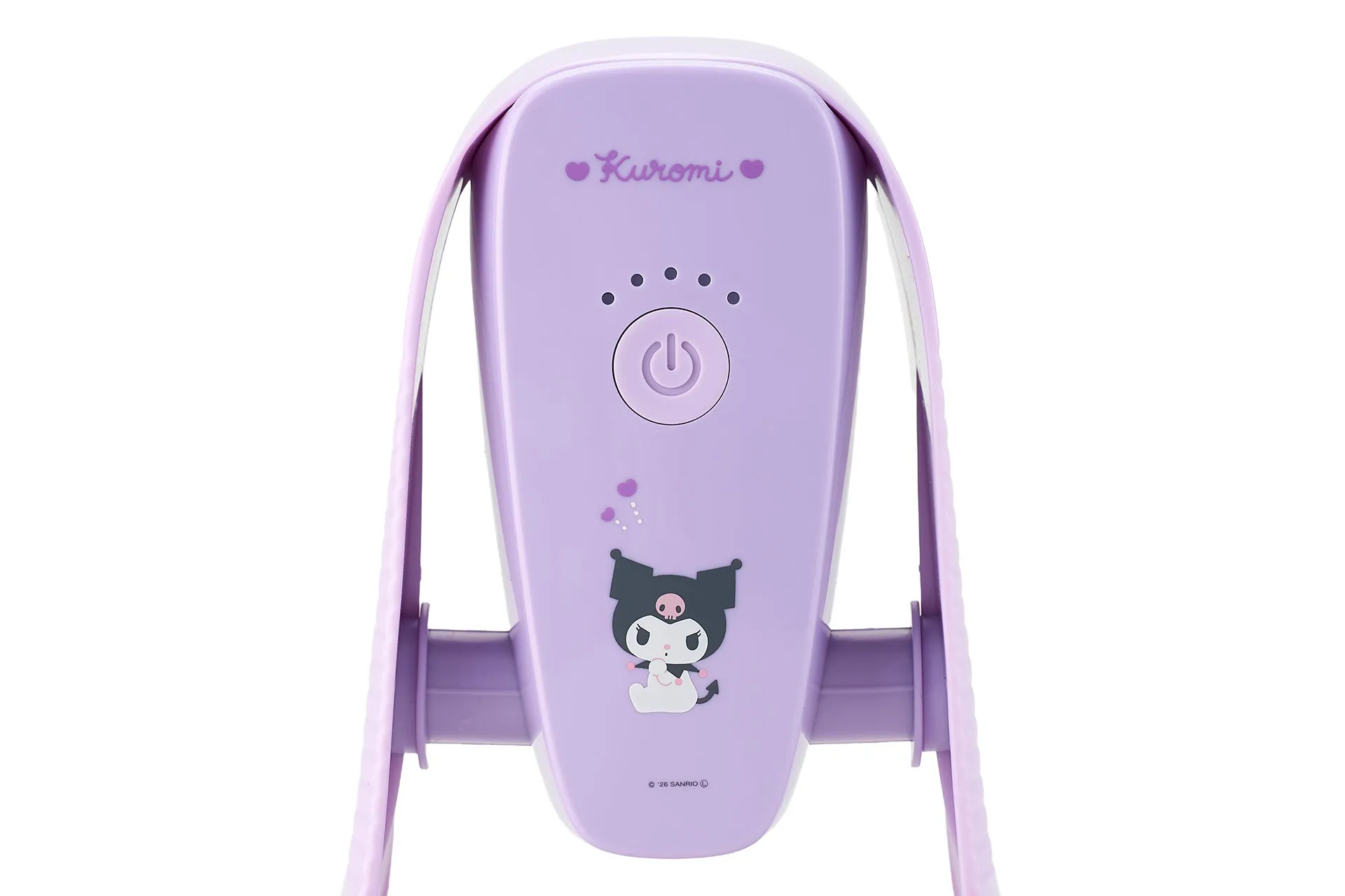 紫色のKuromiのキャラクターが描かれた電気機器