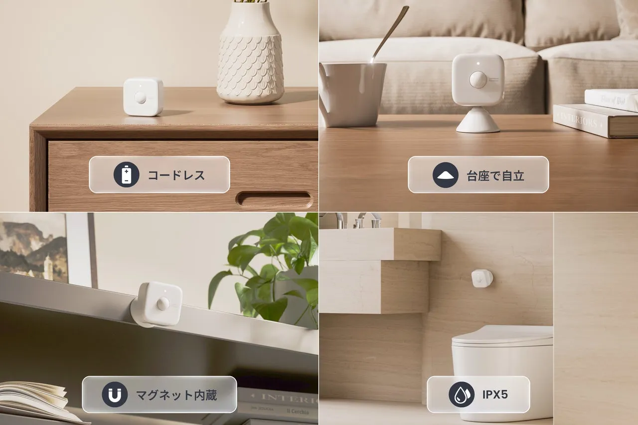 さまざまな場所に設置されたワイヤレスカメラの画像