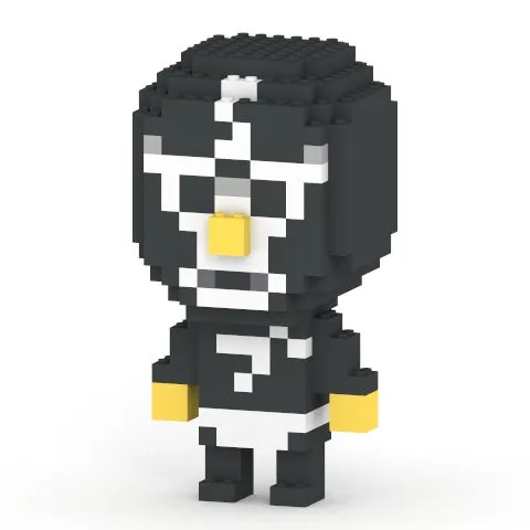 レゴブロックで作られたペンギンのようなキャラクター