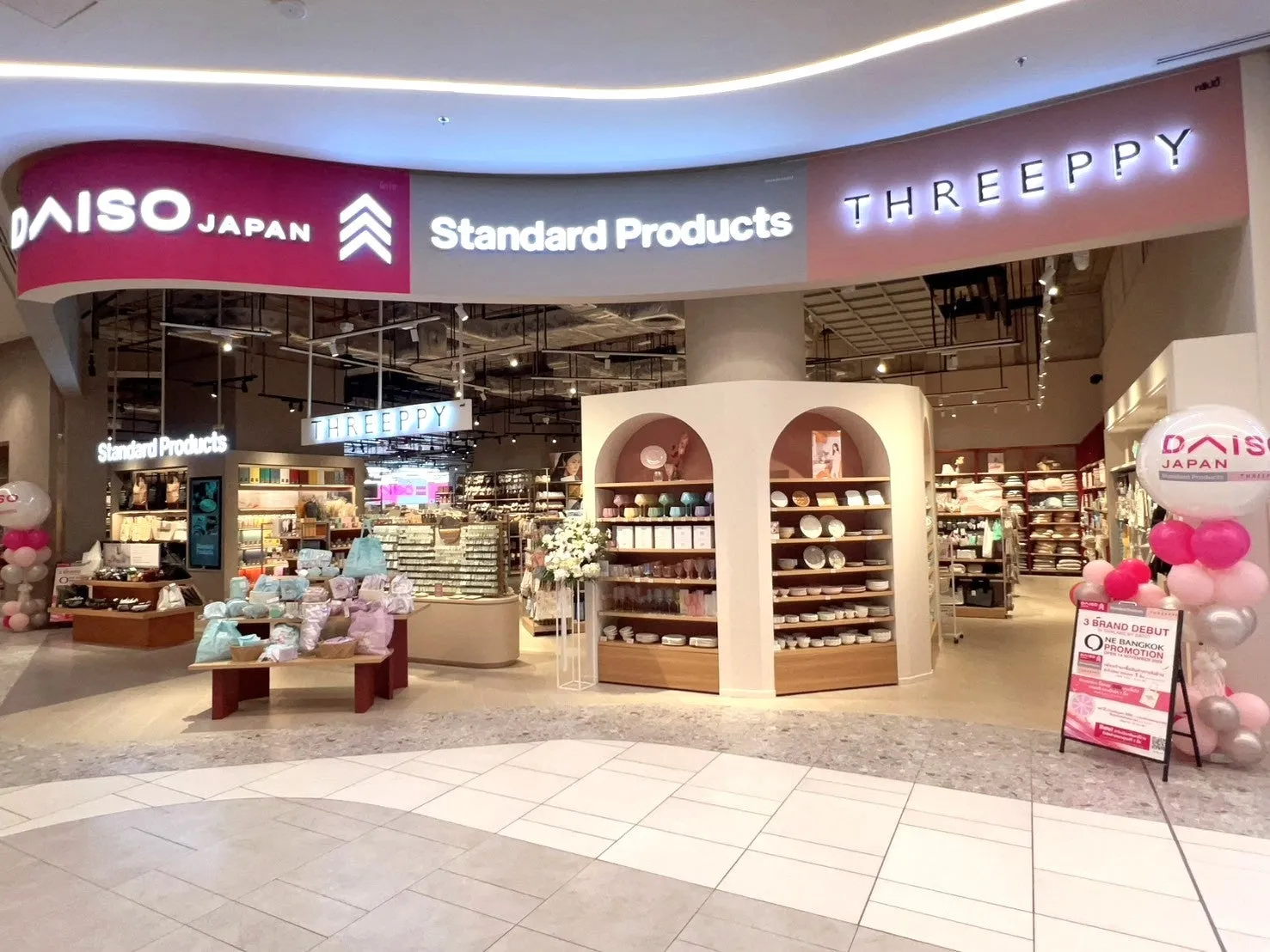 DAISO, Standard Products, THREEPPY One Bangkok店