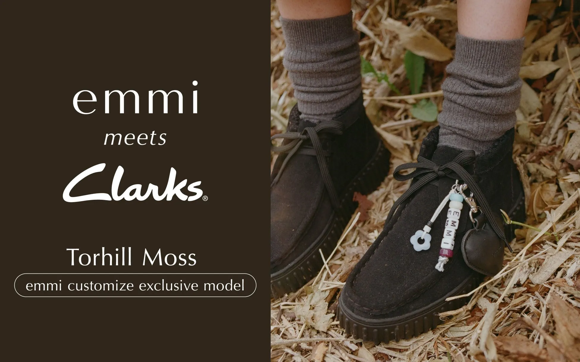 emmi meets Clarks Torhill Moss emmi customize exclusive model