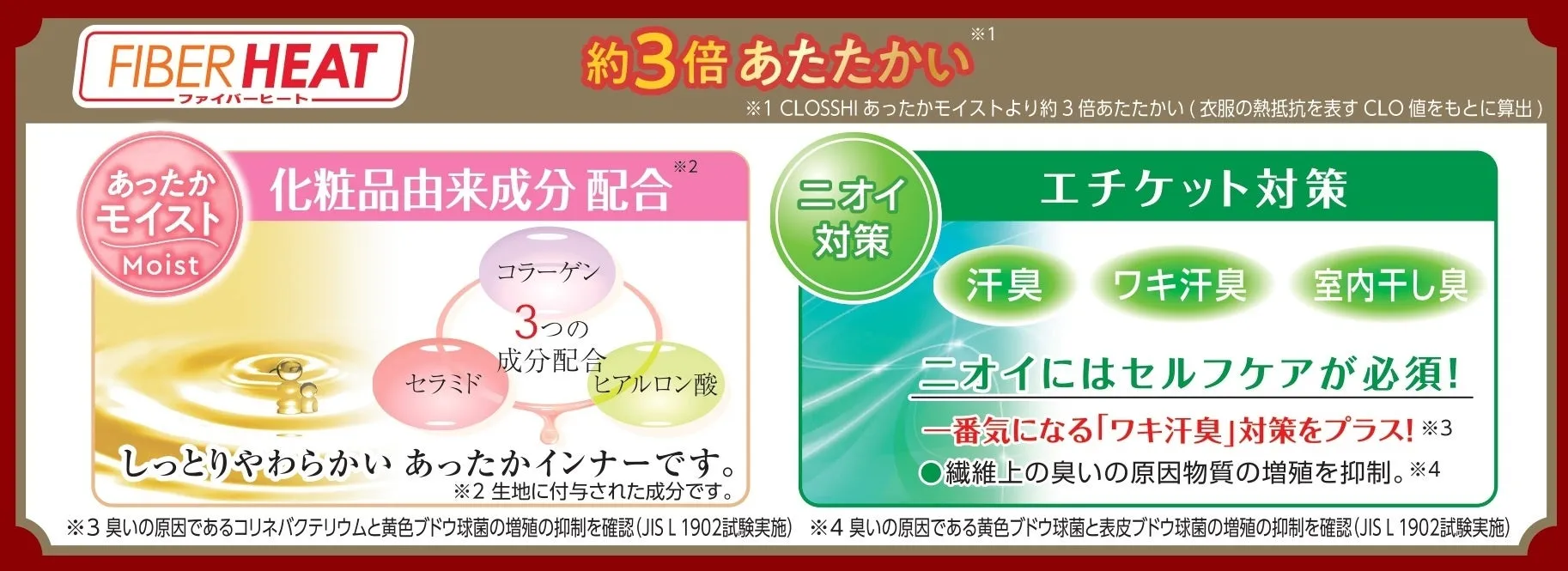 レディースあったかモイスト説明