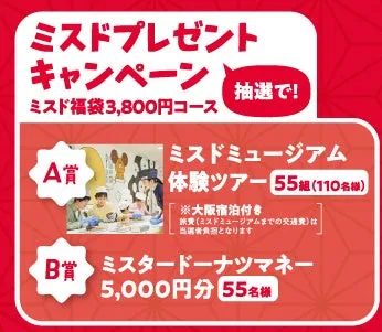 ミスド福袋3,800円コース プレゼントキャンペーン