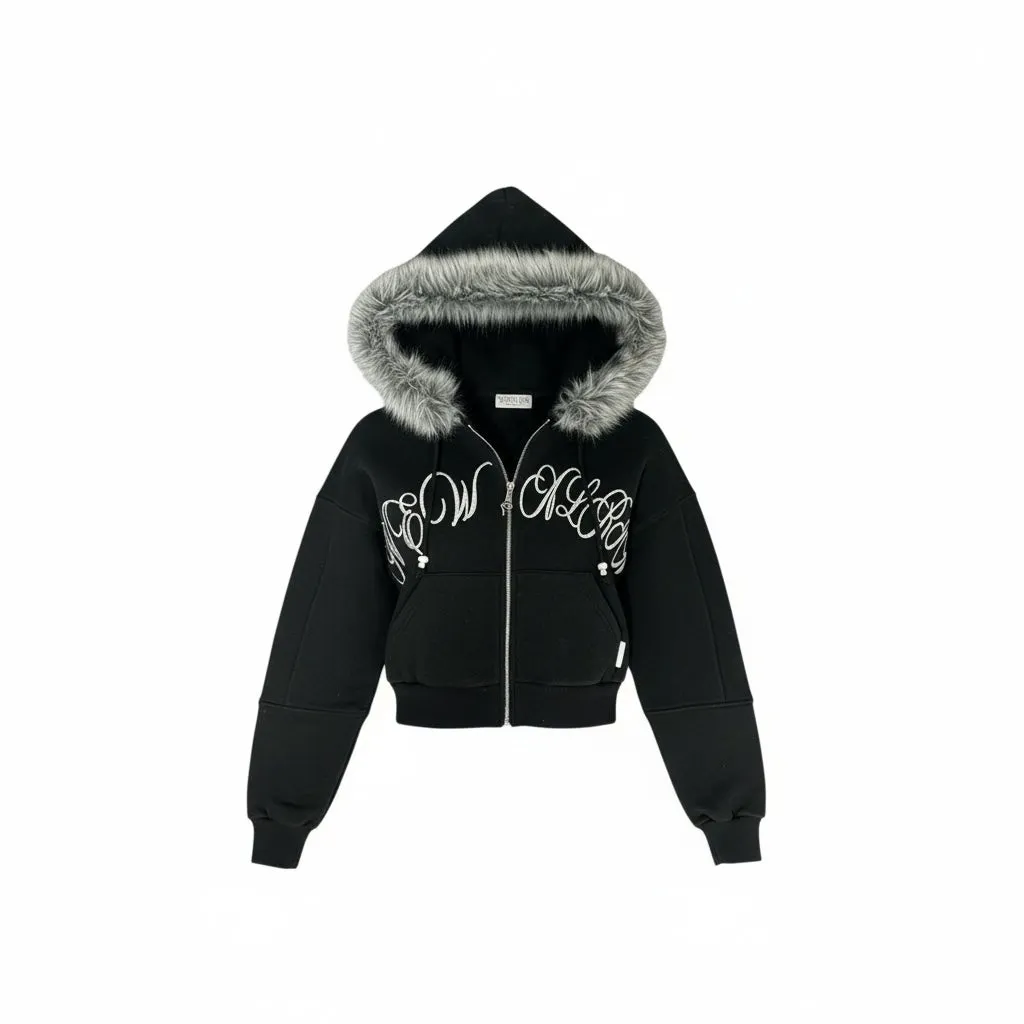 黒いファージャケット