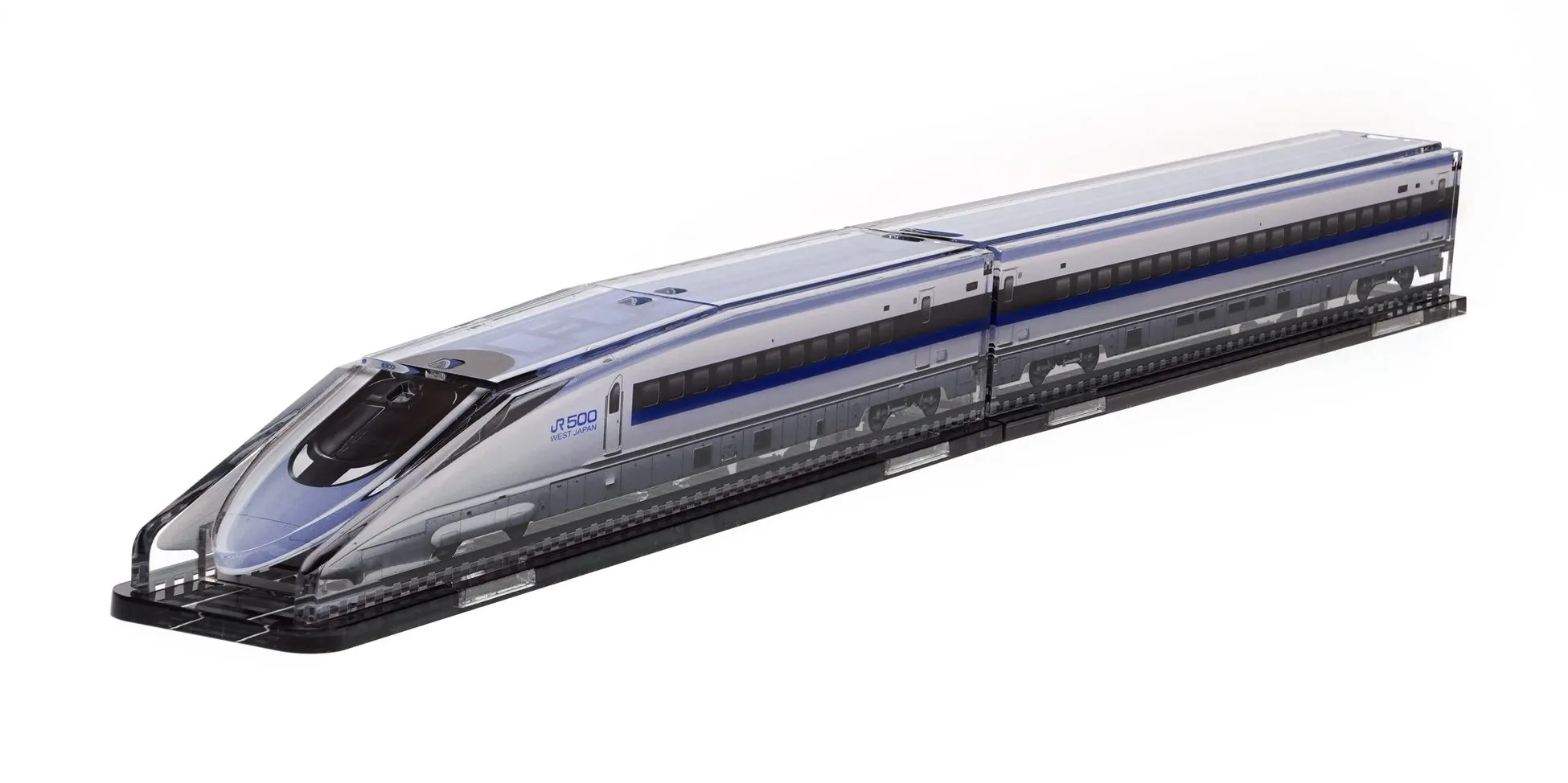 JR500系の新幹線電車の模型です。