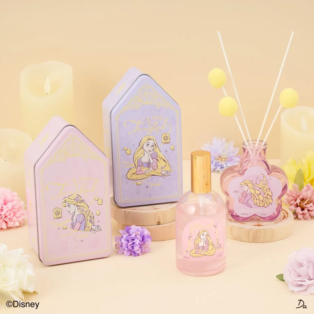 ラプンツェル, ディズニー, 香水瓶, アロマディフューザー, 缶, キャンドル, 花, ピンク, 紫, 黄色
