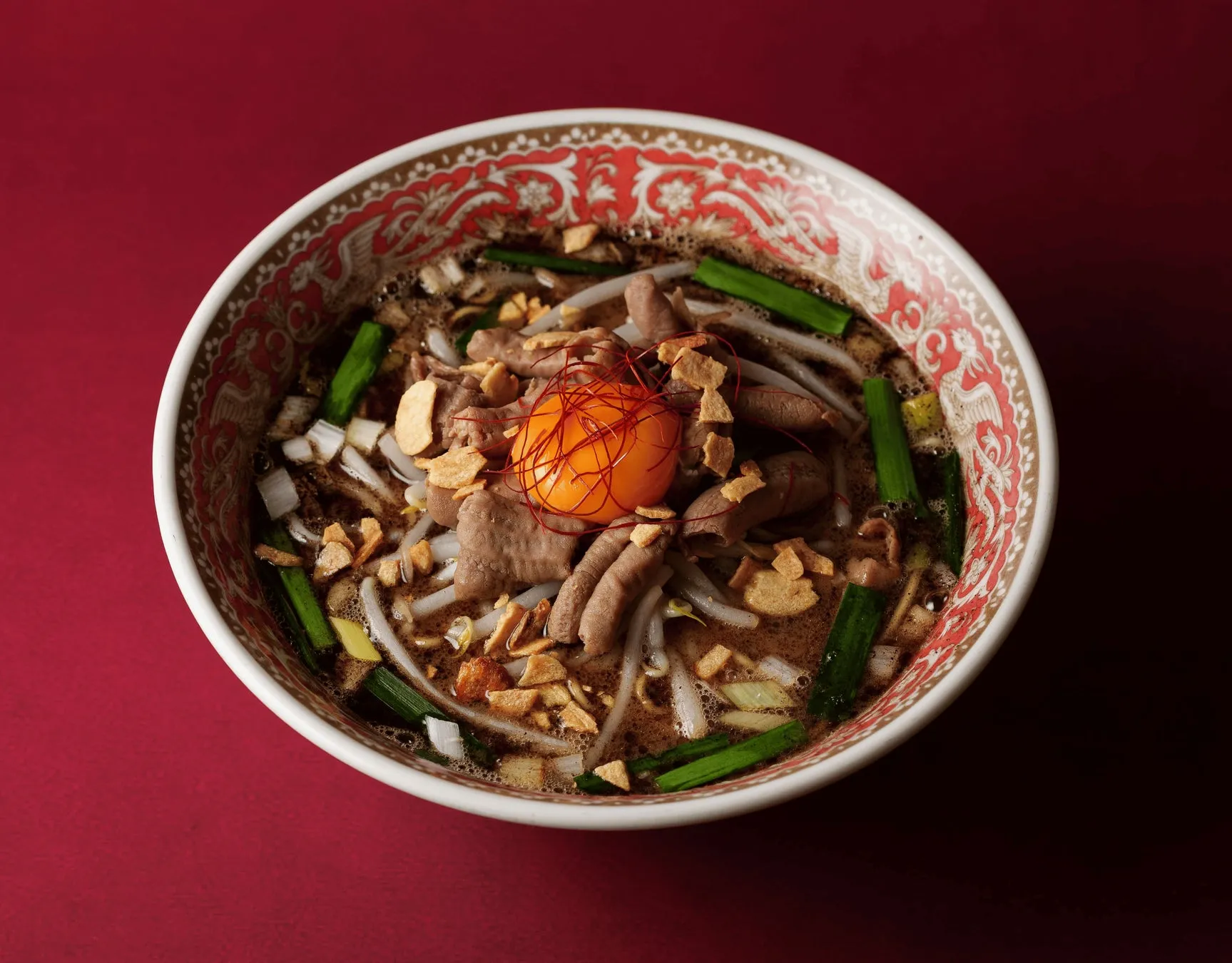 鶏もつto九条ネギの生姜らぁめん