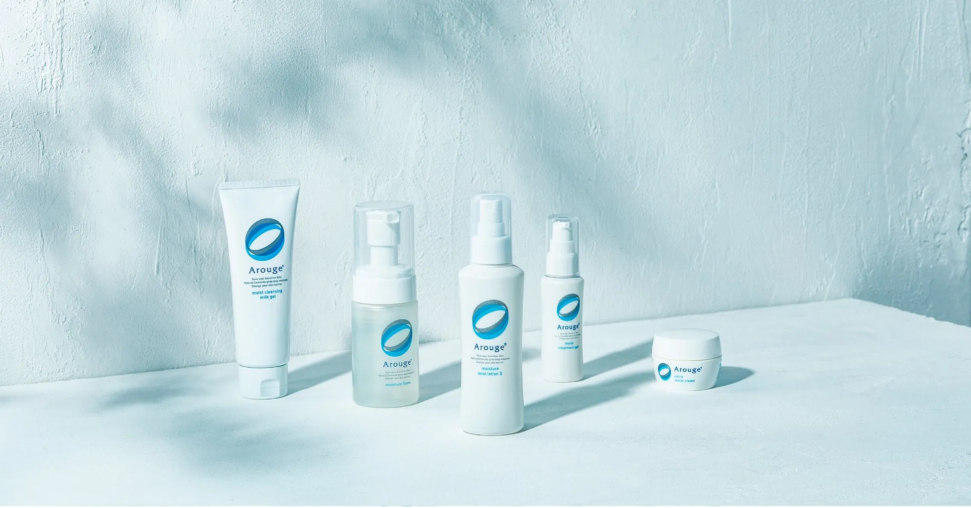 Arouge Change your skin barrier moist cleansing milk gel Arouge Arouge Treatment gel Arouge moisture foam moisture mist lotion Arouge moist cream