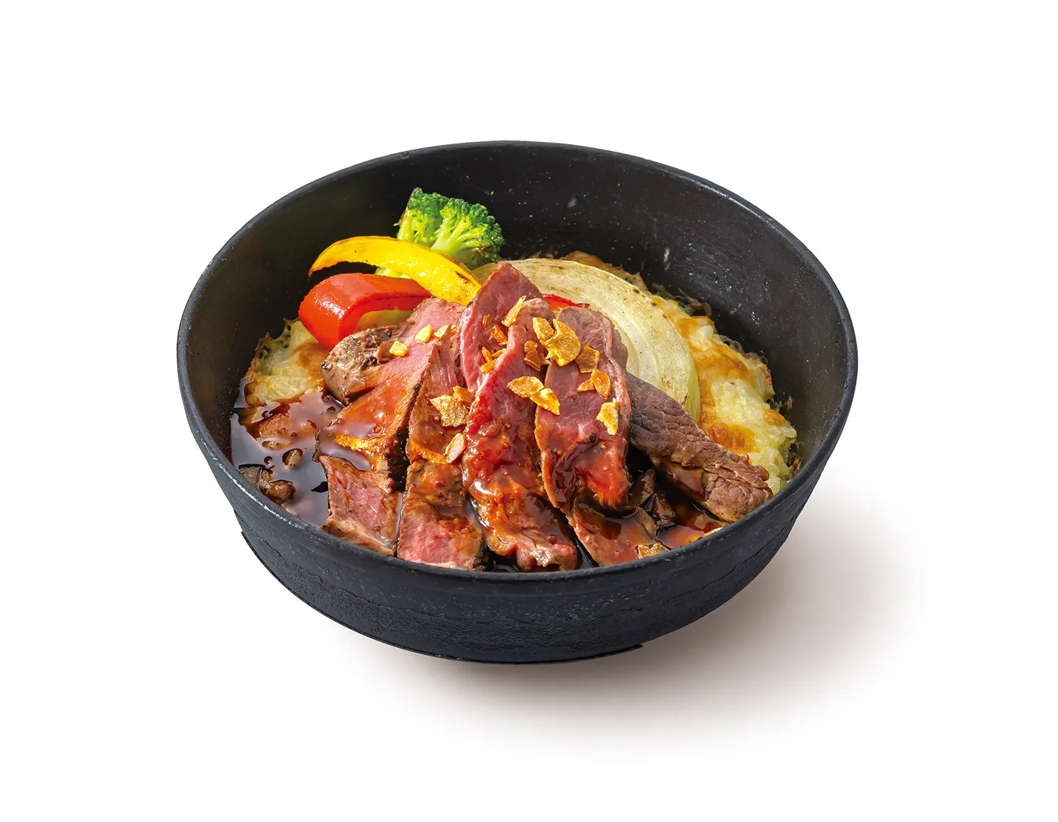 あびゃびゃ！熱々サガリ肉の和風ステーキドリア