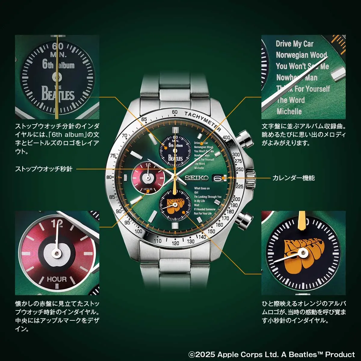 文字盤の細部に込められたこだわり