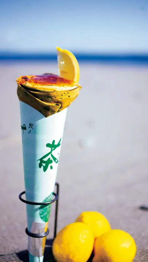 波乗りレモンブリュレクレープ