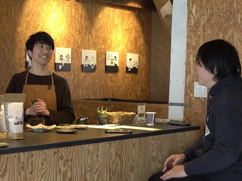 UKIKI COFFEE STANDの店内