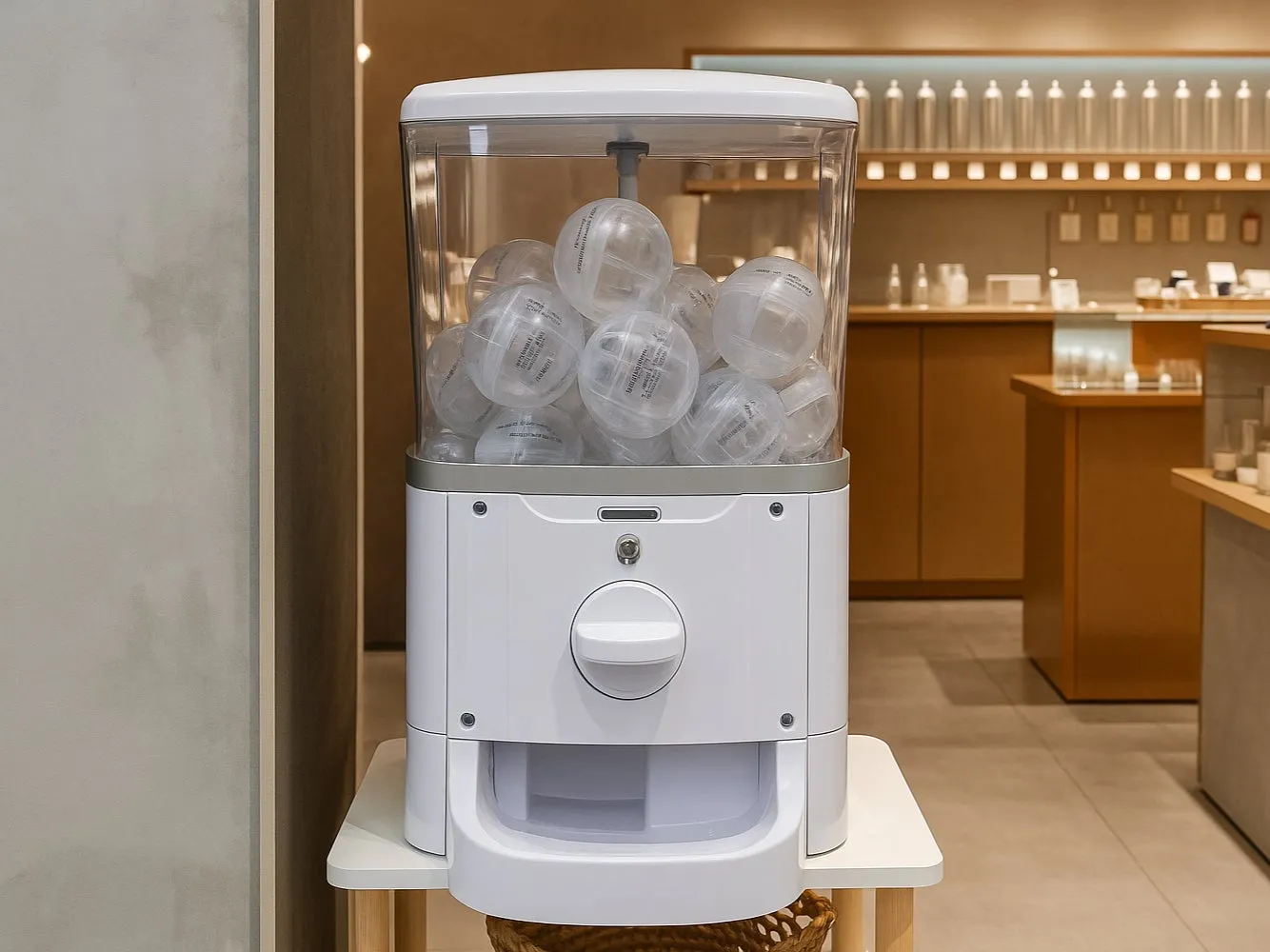 香りのくじ引きノベルティのガチャガチャ