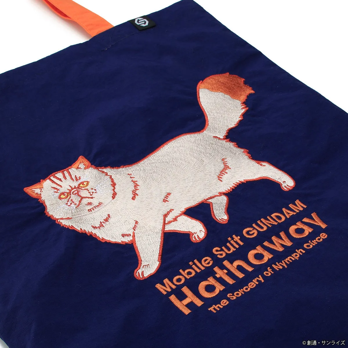 紺色のトートバッグ（猫）