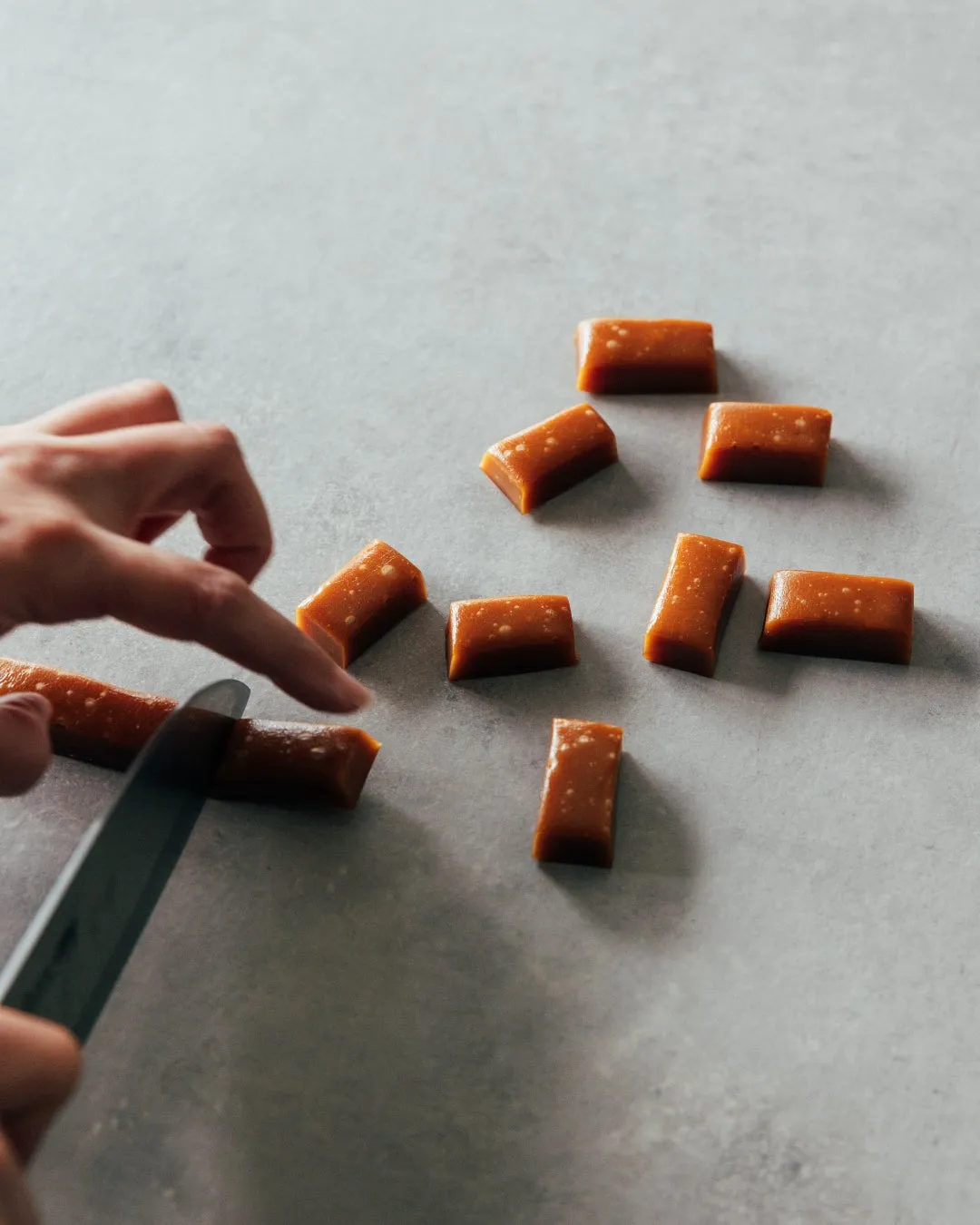 キャラメルの個別包装