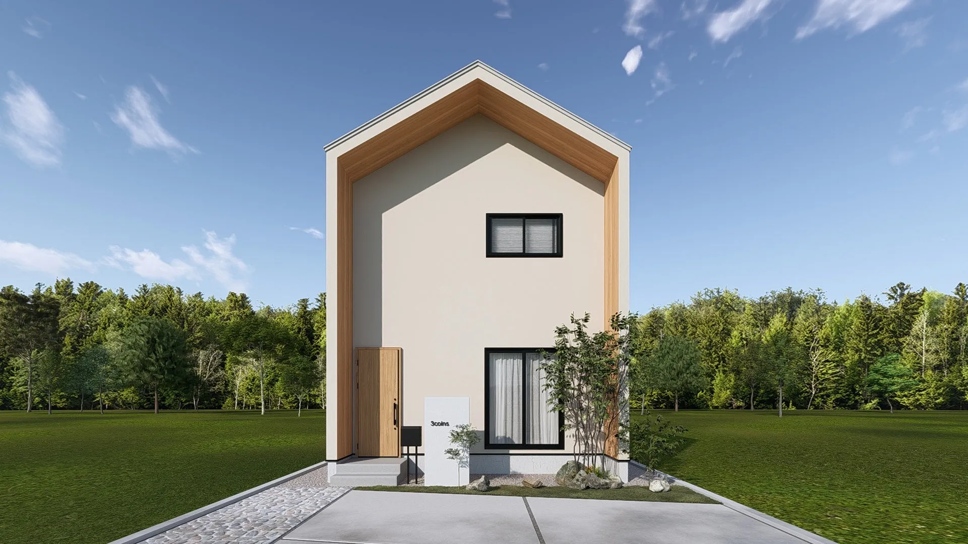 シンプルながら細部にこだわりのある外観