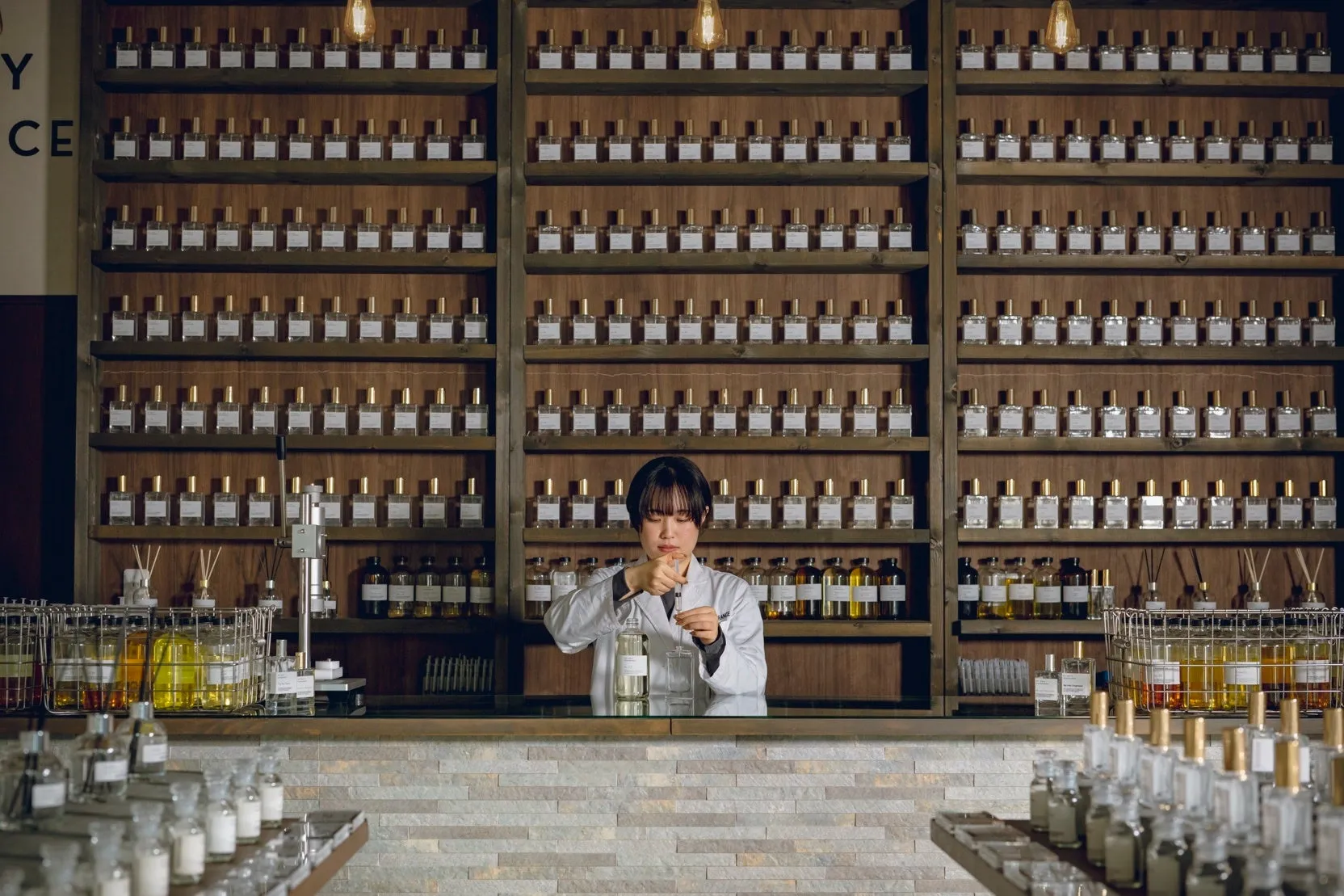 MY ONLY FRAGRANCEの調合風景