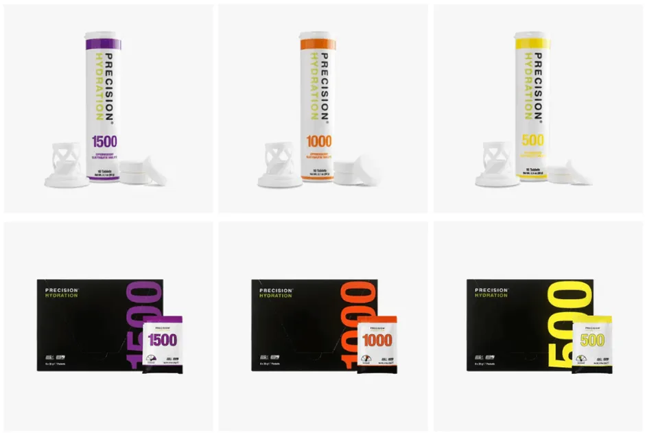 電解質タブレットとパウダー