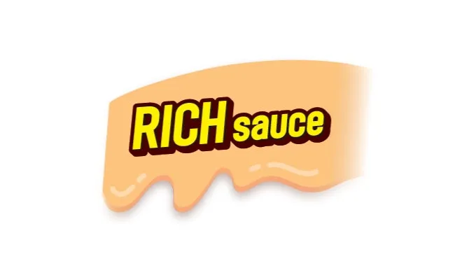 RICH sauceロゴ