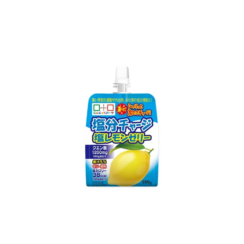 飲む塩分チャージ 塩レモンゼリー(180g)