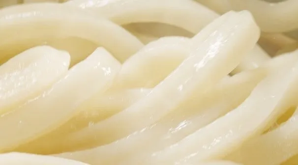 麺のクローズアップ