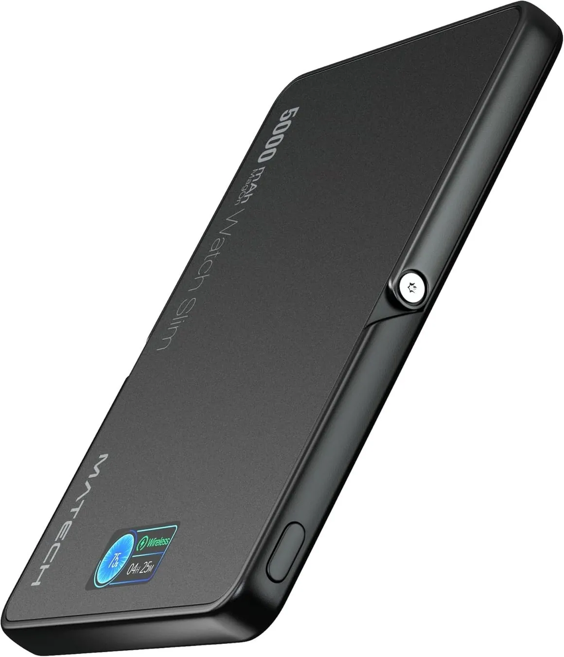 ブラックカラーのモバイルバッテリー