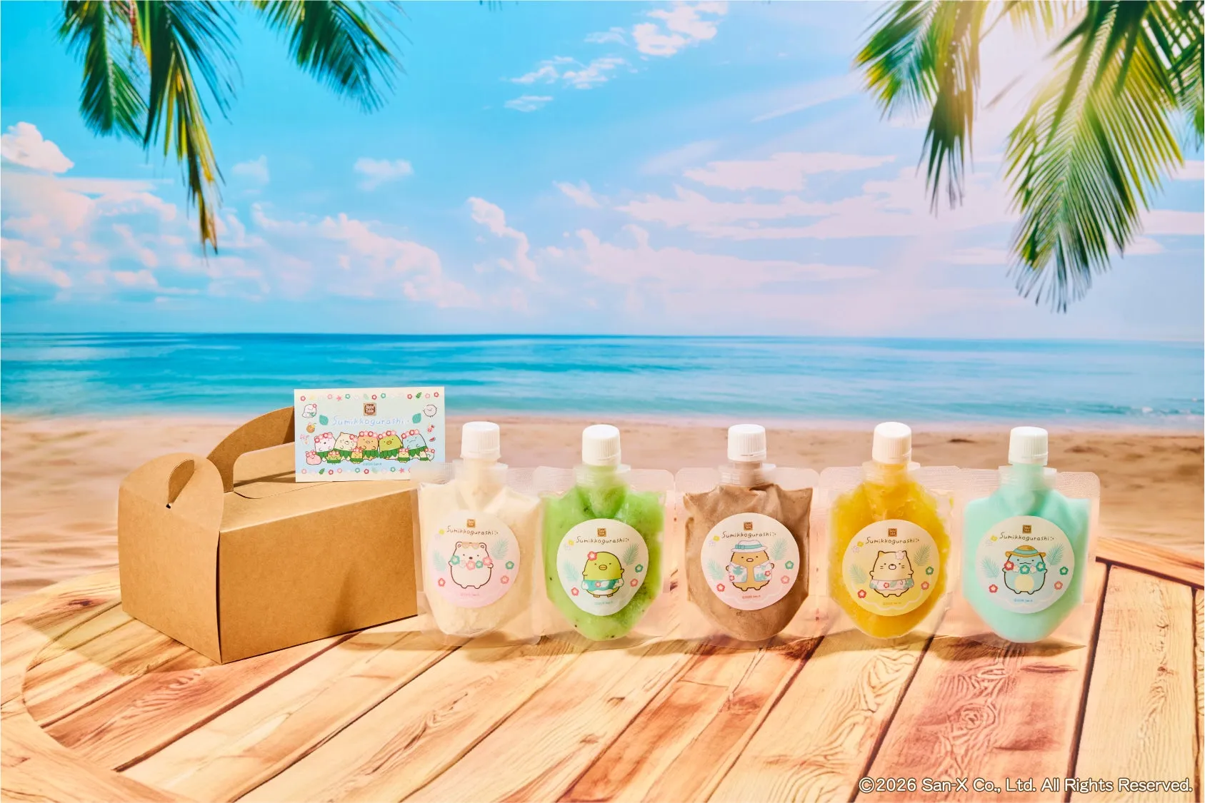 すみっコデザートパウチとギフト