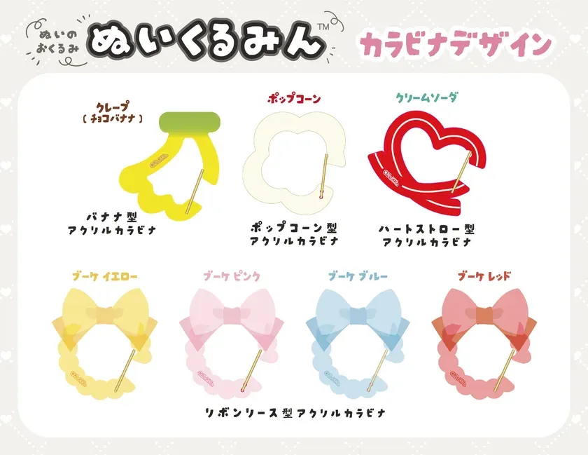 オリジナルのアクリルカラビナ