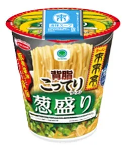 来来亭 背脂こってりラーメン葱盛り