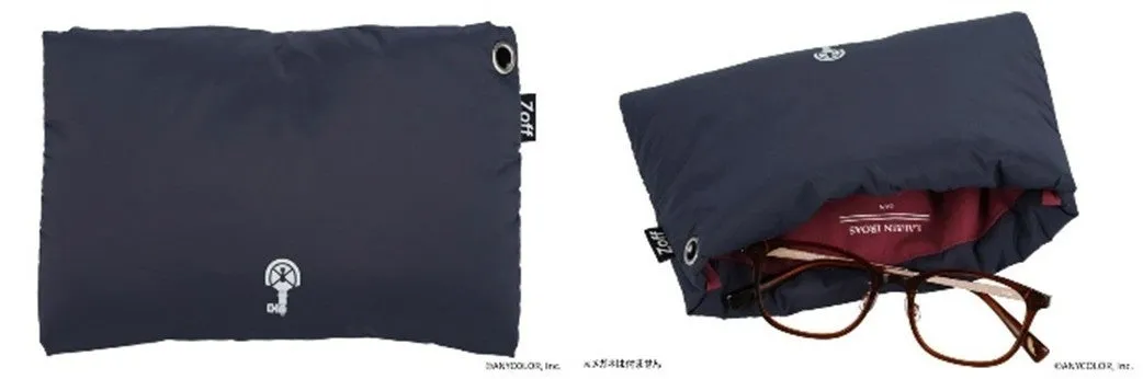 ローレン・イロアスモデルのメガネポーチ&ミラー