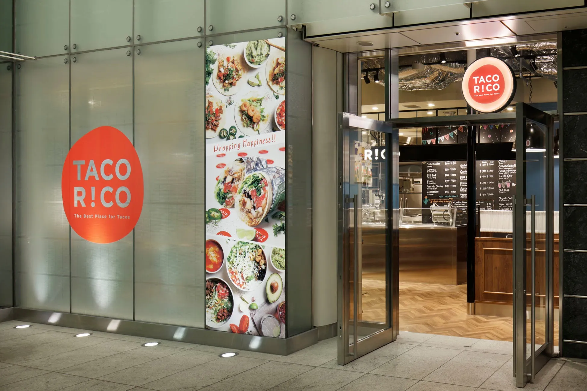 タコス店の入り口